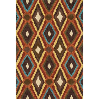 Hand-tufted Portia Brown Rug (2'3 x 3'9)