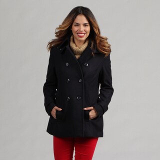 Double Breast Trench Coat w/ Hood