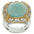 Michael Valitutti Two-tone Chalcedony Ring