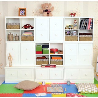 Makena Modular Storage-9 Piece Drawer Base/Shelf Cubby/Quad Cubby