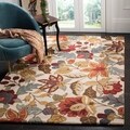Safavieh Handmade Blossom Black Wool Rug