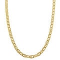 Fremada 14k Yellow Gold-filled Mariner Link Chain Necklace (18-36 inch)