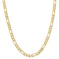 Fremada 14k Yellow Gold-filled Figaro Link Chain Necklace (18-36 inch)