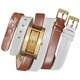 Vernier Women's Goldtone Interchangeable Double Wrap Leather Watch