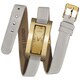 Vernier Women's Goldtone Interchangeable Double Wrap Leather Watch