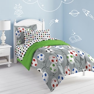 Soccer 7-piece Bed in a Bag with Sheet Set