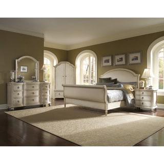 Provenance Upholstered Sleigh 4 Piece King Bedroom Set