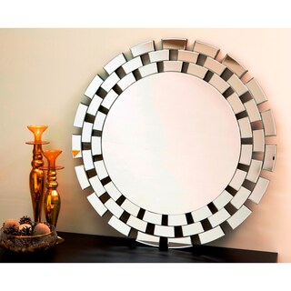Abbyson Living Devon Round Wall Mirror