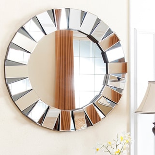 Abbyson Living Portico Round Wall Mirror