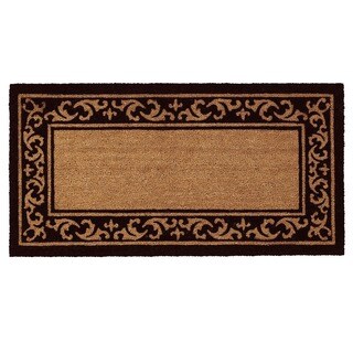 Coir Vinyl Backing Manor Doormat (24 x 48)