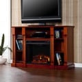 Bernardo Mahogany Electric Media Fireplace