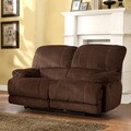 Torrey Coffee Polyester Reclining Loveseat