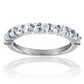 Stainless Steel Dazzling Cubic Zirconia Band Ring