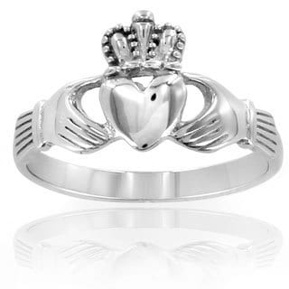 Elya Designs Stainless Steel Irish Claddagh Ring