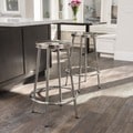 Christopher Knight Home Mayworth Chrome Barstools (Set of 2)