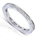 14k Gold 1ct TDW Princess Diamond Eternity Ring (G-H, SI1-SI2)
