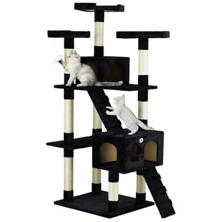 Go Pet Club 72-inch High Black Cat Tree