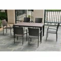 International Caravan Resin Wicker 7-piece Patio Table Set