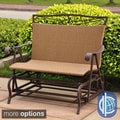 Lisbon Resin Wicker Outdoor Loveseat Glider