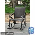 International Caravan Lisbon Wicker Rocking Chair