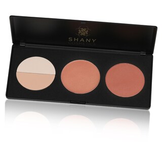 Shany Amber Peach Contour and Blush Palette for Light and Medium Complexion