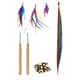 Shany Synthetic Feather Hair Extension Kit (100 pieces)