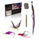 Shany Synthetic Feather Hair Extension Kit (100 pieces)