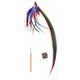 Shany Synthetic Feather Hair Extension Kit (100 pieces)