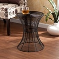 Kayden Indoor/ Outdoor Black Metal Accent Table
