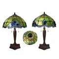 Warehouse of Tiffany Green Geometric Table Lamp