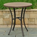 International Caravan Barcelona Resin Wicker 28-inch Round Outdoor Bistro Side Table