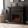 Alessia Black Electric Fireplace