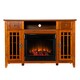 Vinicio Mission Oak Electric Media Fireplace