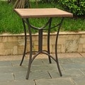 Barcelona 32-inch Square Resin Wicker Outdoor Bar Table