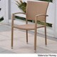 International Caravan Barcelona Resin Wicker/Aluminum Outdoor Stackable Armchair