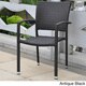 International Caravan Barcelona Resin Wicker/Aluminum Outdoor Stackable Armchair