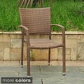 Barcelona Resin Wicker Outdoor Dining Chairs (Set of 4)
