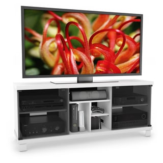 Sonax Holland Wood Frost White 60-inch Entertainment Center