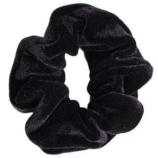 American Apparel Black Velvet Scrunchie Hair Tie-Image