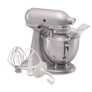 KitchenAid RRK150SM Silver 5-quart Artisan Tilt-Head Stand Mixer (Refurbished)