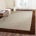 Safavieh Handmade Himalayan Gabeh Beige Wool Rug