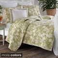 Tommy Bahama Plantation Floral 3-piece Quilt Set