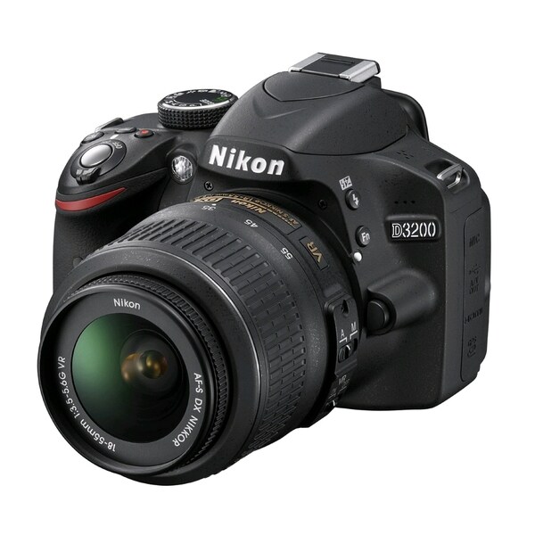 Nikon D3200 24.2MP Digital SLR Camera with 18-55mm Lens