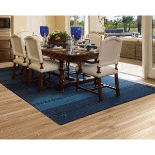 Hand-made Barclay Butera Mediterranean Stripe Oxford Rug