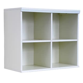 Integrity Direct Furniture Inc. 'Makena' White Quad Modular Storage Shelf