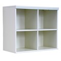 Integrity Direct Furniture Inc. 'Makena' White Quad Modular Storage Shelf