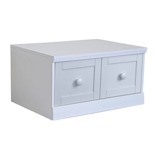 Integrity Direct Furniture Inc. 'Makena' Popcorn White 1-drawer Modular Storage Base