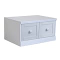 Integrity Direct Furniture Inc. 'Makena' Popcorn White 1-drawer Modular Storage Base