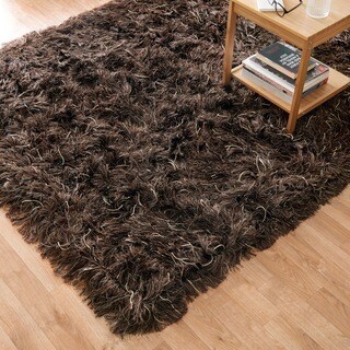 Buy  Hand-woven Lux Shag Rug (7'6 x 9'6)