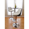 Nueva Wenge Wood Adjustable Barstool
